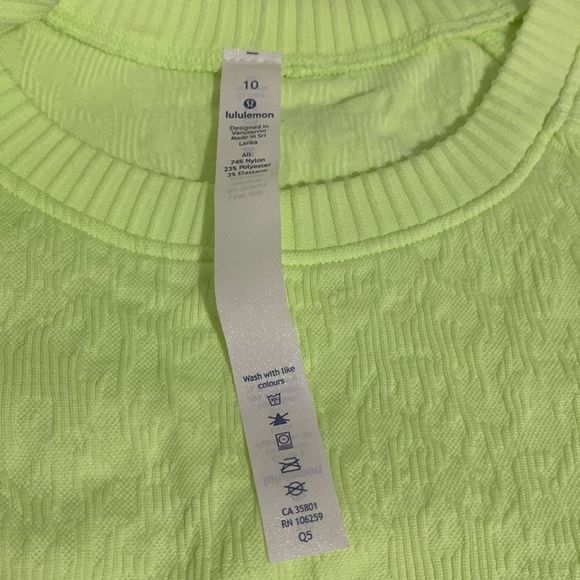 Lululemon Swiftly Tech LS 2.0 Race Highlight Yellow - Picture 5 of 6